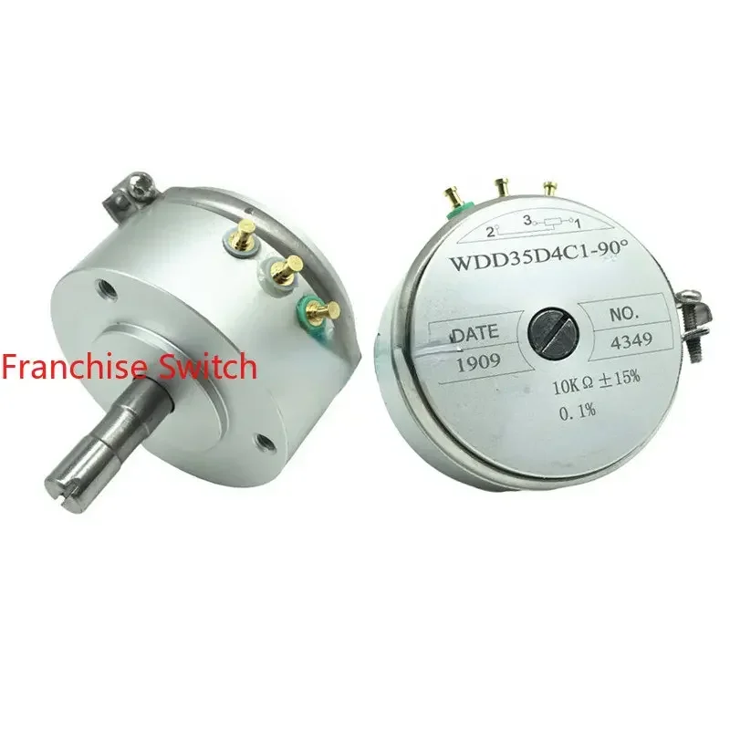 

Conductive Plastic Potentiometer WDD35D4C1-90° 10K 90° Effective Angle Displacement Sensor