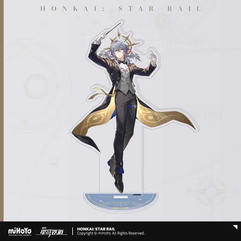 [حقيقي] لعبة miHoYo Honkai Star Rail سلسلة حية أكريليك ستاندي الأحد كاستوريس Acheron زخرفة كرتونية هدايا عيد الميلاد
