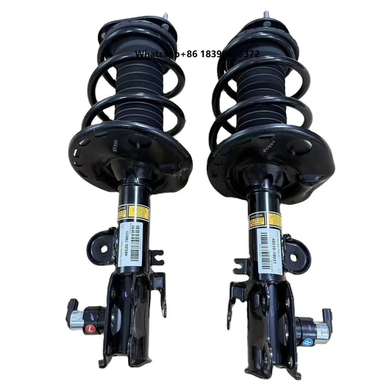 1Pair Front Air Suspension Shock Absorber for Lexus NX200 NX300 2014-2021 Car Part Shock Sturt 48520-78031 48510-78031