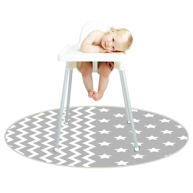 

090B Baby for Play Mat Activity Center for Play Mat Round Crawling Mat Non-Slip Activity Carpet Spot Floor Mat 51 x