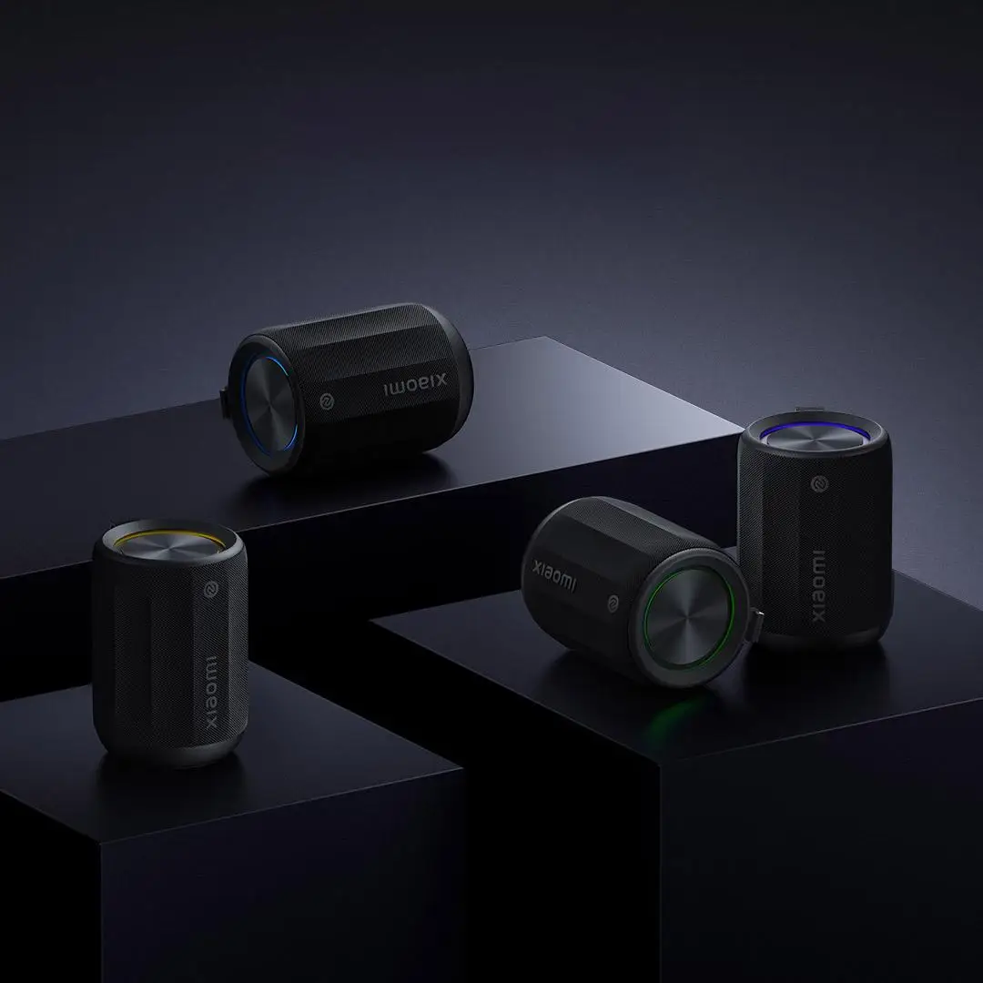 مكبر صوت بلوتوث صغير من نوع sumi ، إضاءة RGB ، مقاومة للماء IP67 ، صوت ستيريو محمول ، مكبر صوت خارجي ، تطبيق miالمنزلي ،