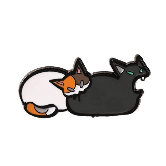 Cute Cartoon Cat Butt Enamel Brooch Pin for Clothing Accessories