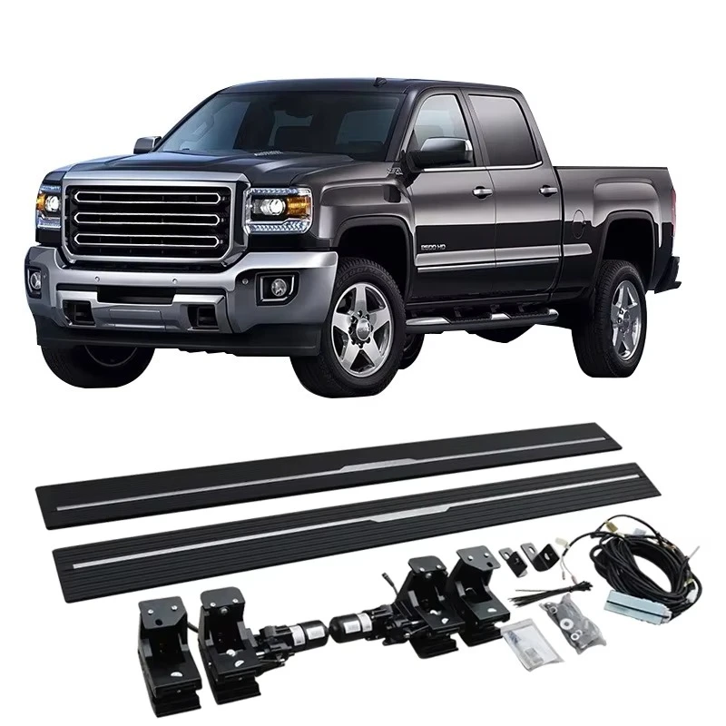 

Electric Side Steps Automatic Aluminium Alloy Electric Running Board For GMC SIERRA 2014-2018