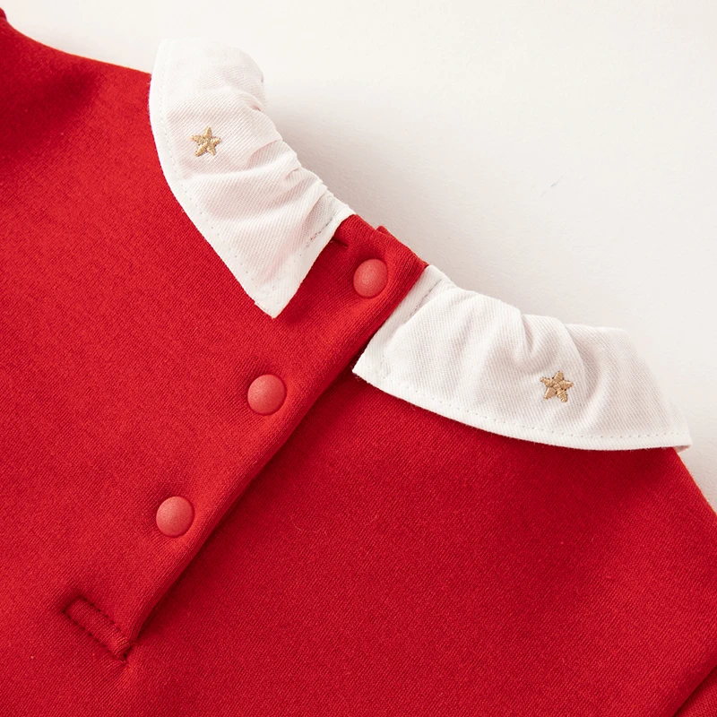 Dave Bella 2025 New Autumn Winter Girls Baby Children Top Sweatshirt Casual Fashion Cute Sweet Pullover Outdoor Party DB4238232