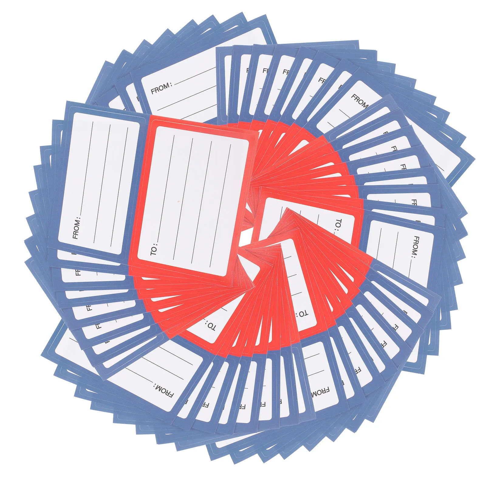 150Pcs Self Adhesive Mailing Labels Shipping Label Stickers for Envelopes Mailing Bags Blank Address to from Stickers view 3