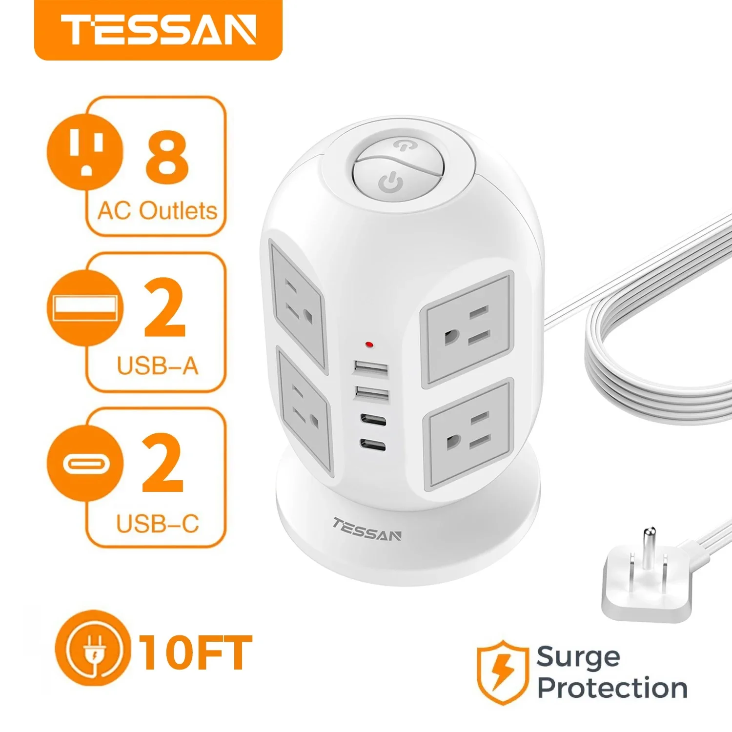 Tessan Us Plug Mult…