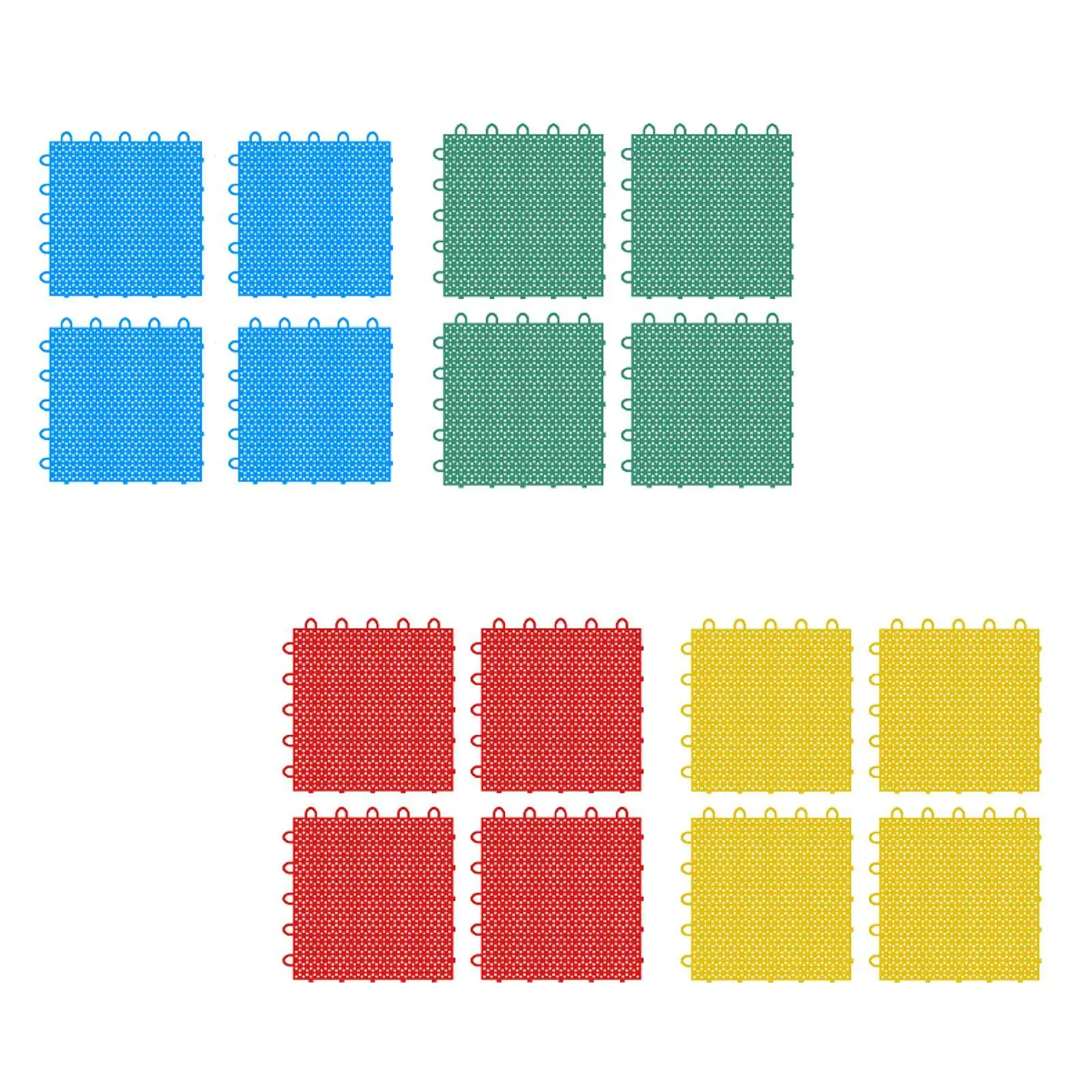 4-częściowe syntetyczne płytki lodowe Deska do hokeja na lodzie Skateable Gładka powierzchnia Płytki podłogowe do ćwiczeń na rolkach