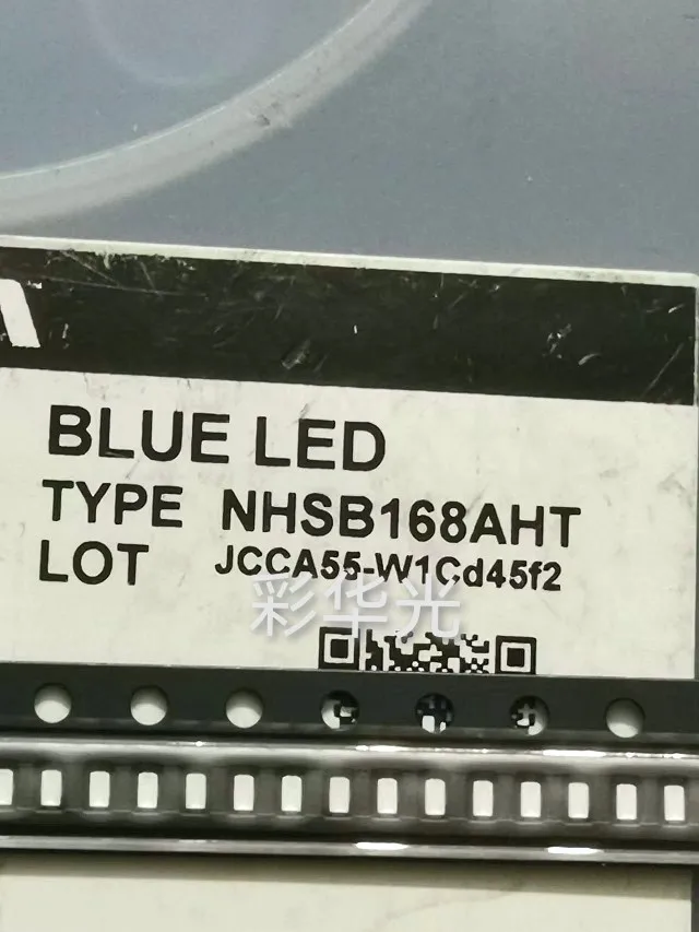 

50Pcs/NHSB168AHT 1.6X0.8MM (0603) Blue, Ceramic PLCC2 SMD LED