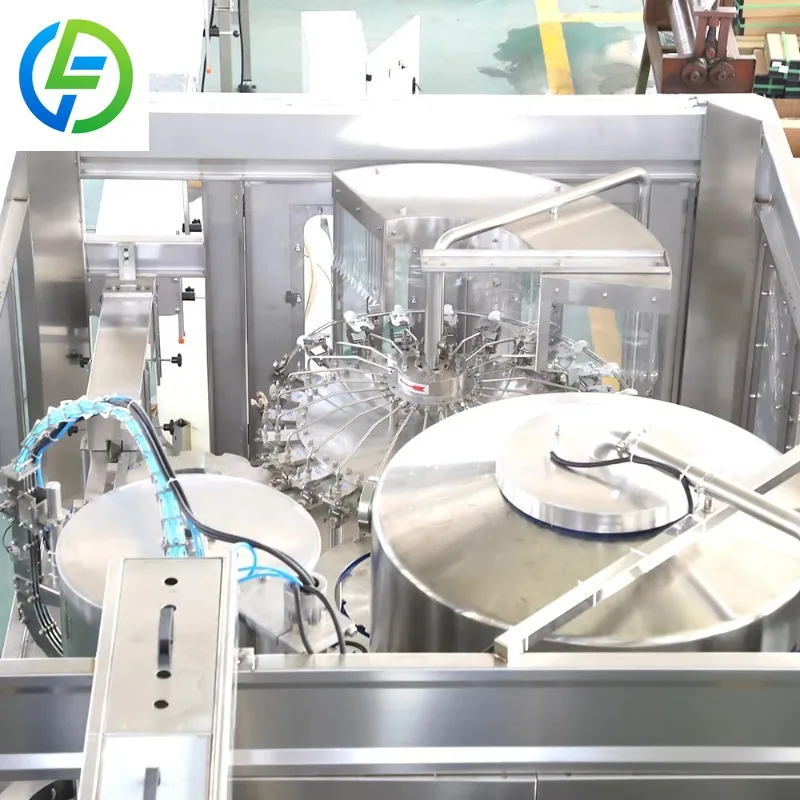 Automatic 250mL 330mL 500mL 600mL 750mL 1 Litre 1.5 Liter Mini Small 3 in 1 Plastic Mineral Water Bottle Filling Machine