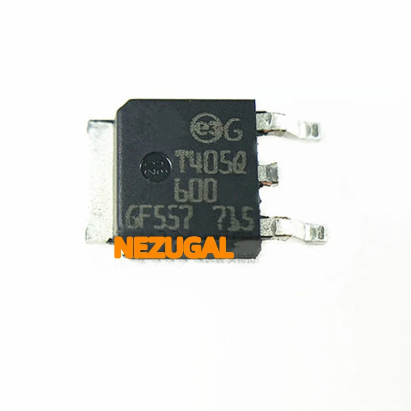 10PCS T405-600B TO-252 T405-600 405-600B Triac 4 Amp 600โวลต์การจัดส่งอย่างรวดเร็ว