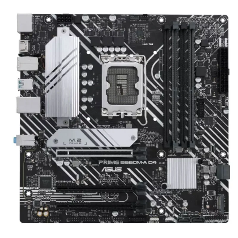 

SPRIME B660M-A D4 LGA 1700 DDR4 PC computer gaming M-ATX motherboard for 12th gen CPU processor 12100F/12400/12600KF/12700