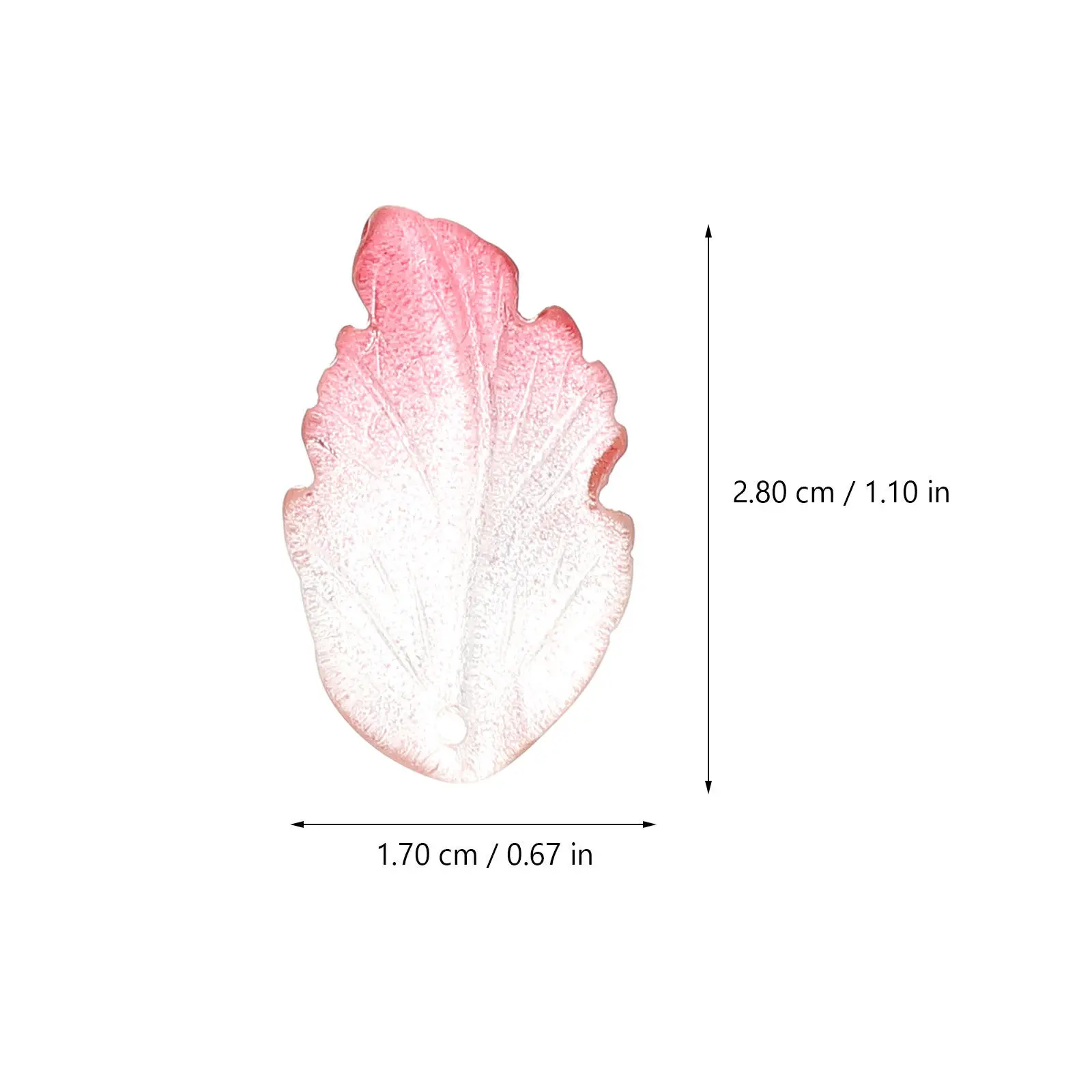 40Pcs Glass Leaf Charms for Jewelry Making DIY Leaf Charm Pendants for Necklace Bracelet Earring Crafts Charm Bracelet Charms