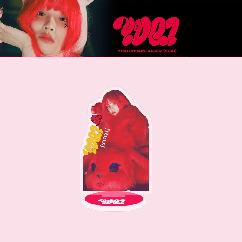 (G) I-DLE Nummer Yuqi Yuqi Album Nieuw Acryl Dubbelzijdig Teken Rondom Dezelfde Stijl