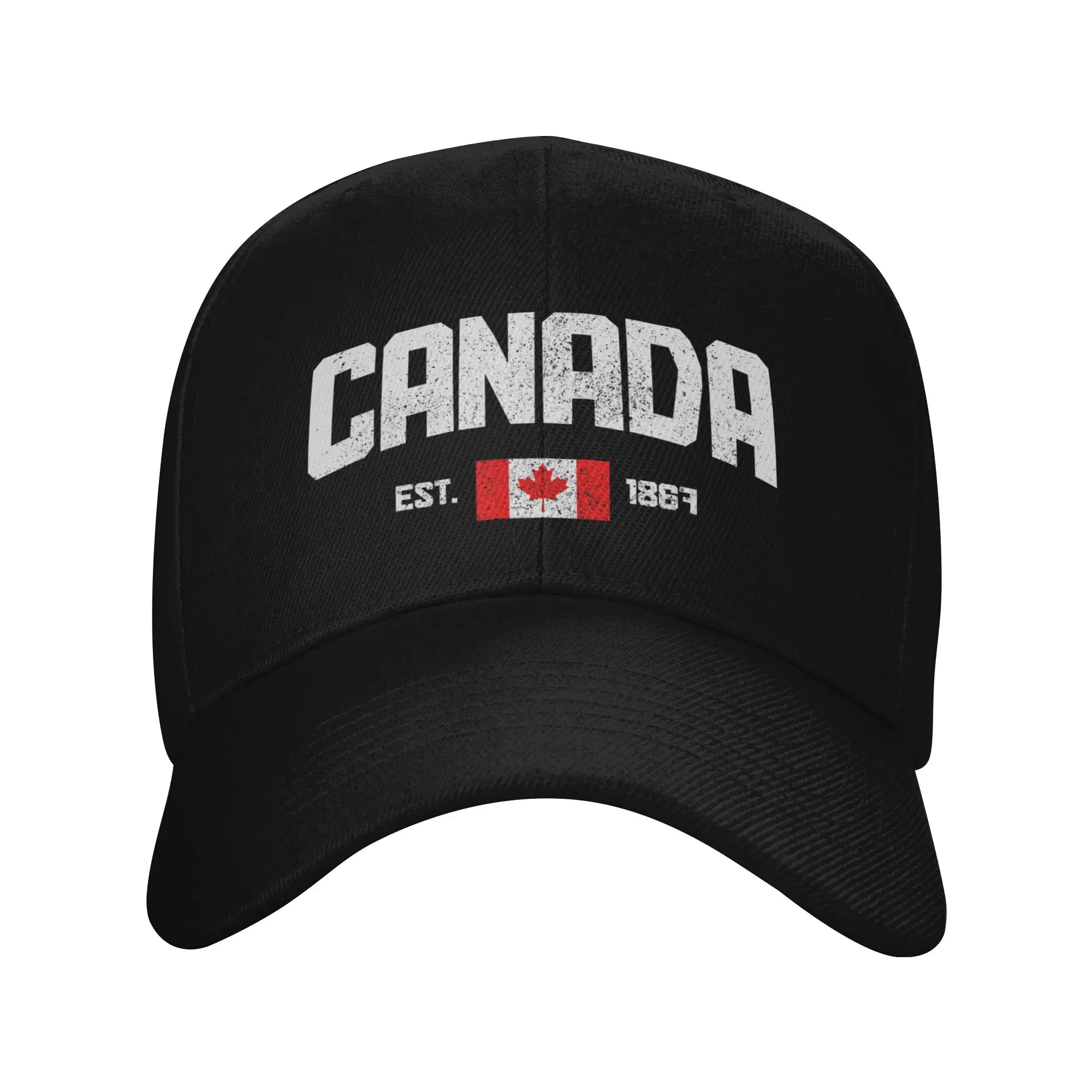 Canada Est. 1867 Maple Leaf Canadian Flag Sun Baseball Cap Summer Women Men  Trucker Hat Hot Sale Fashion Sports Baseball Caps