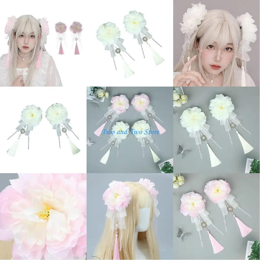 

HX6F Hair Bow Clips Flower Bow Hair Clips Hair Barrettes Hair Clip Bowknot Hairpins for Women Girls Kids