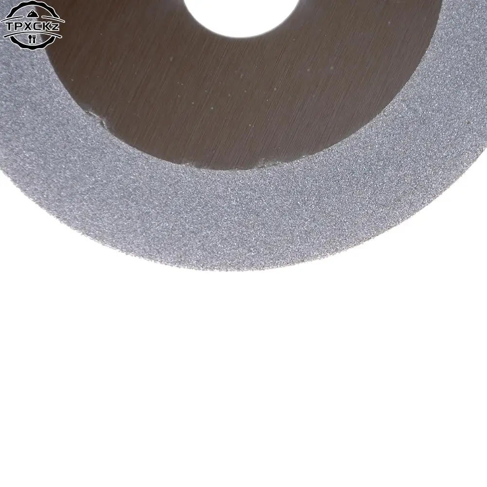 1PCS New 100mm 4\'\' Diamond Coated Flat Wheel Disc Glass Stone Grinding Cutting Tool Accessories