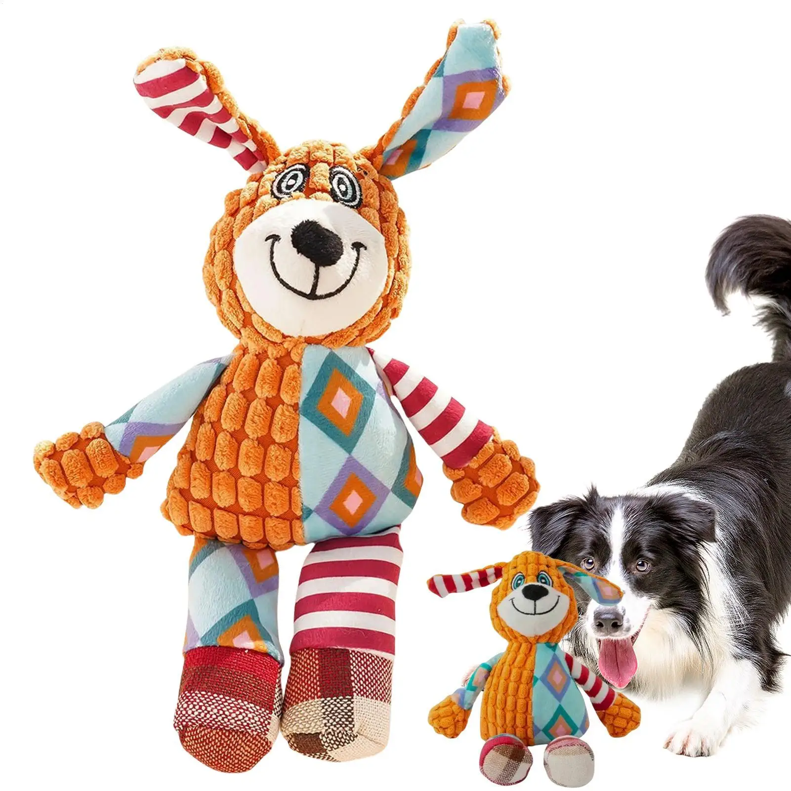 Plüsch-Quietschspielzeug für Hunde, aggressives Kauspielzeug für Hunde, Spielzeug für kleine Hunde, gefüllte Hundespielspielzeuge, interaktives Welpenspielzeug für kleine
