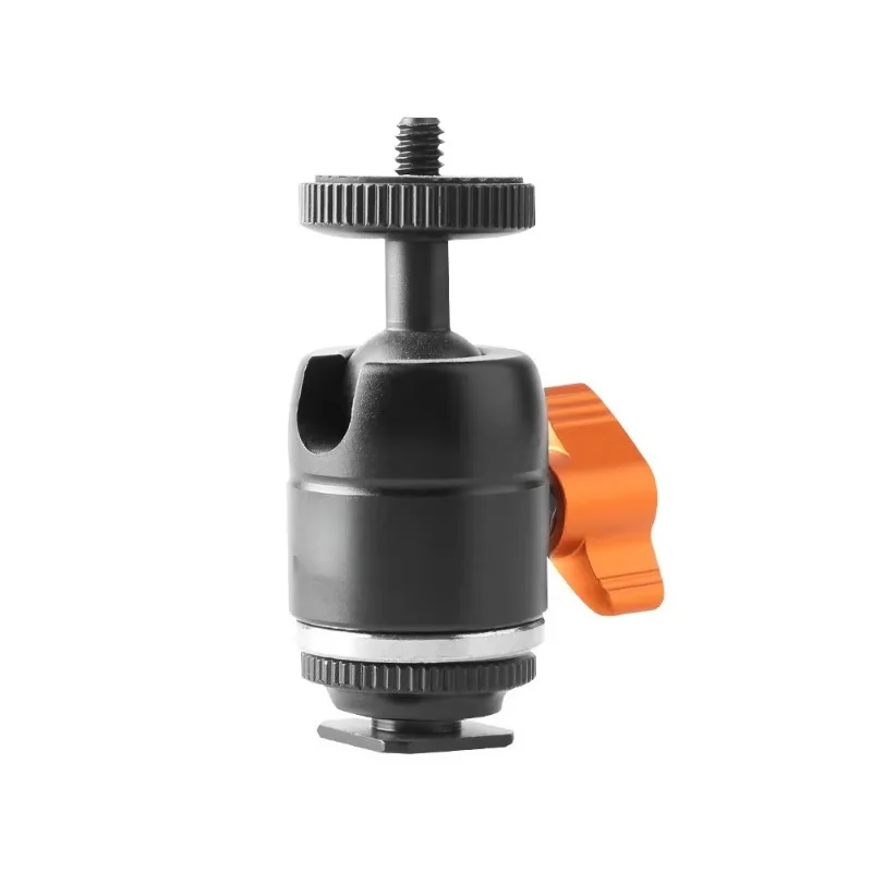 

EI-A08 360 Degree High Quality Universal Camera Ball Head with 1/4" Screw Mount ,Hot Shoe Adapter