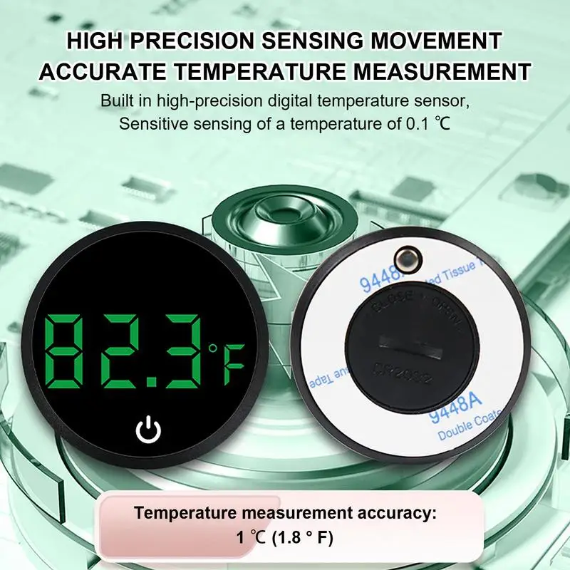 1pcs Aquarium Thermometer Electronic LCD Digital Fish Tank Temperature Measurement Fish Tank Temp Meter Aquarium Accessories