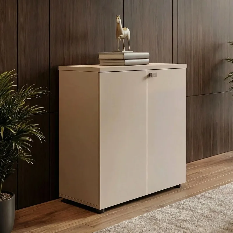 ！@Leek White Fashion Filing Cabinet Multi-Layer Storage Open Shelves for Contemporary Office Spaces & Creative Work Hubs