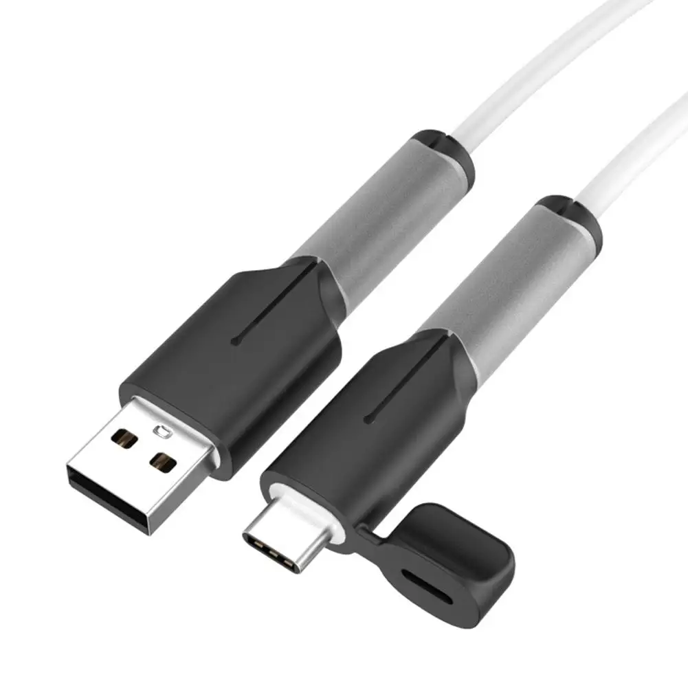 Phone Data Cable Case Charging Port Anti-shock Dust Cover Plug Protector For Mirco/Type-c Data Cable Interface Protective C T4U9