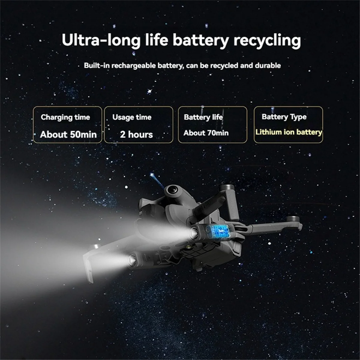 

Превосходный! Перезаряжаемый прожектор STARTRC для дрона DJI Mini 4 Pro, светодиодный сигнальный светильник для ночного полета для DJI Mini 4 Pro, аксессуары