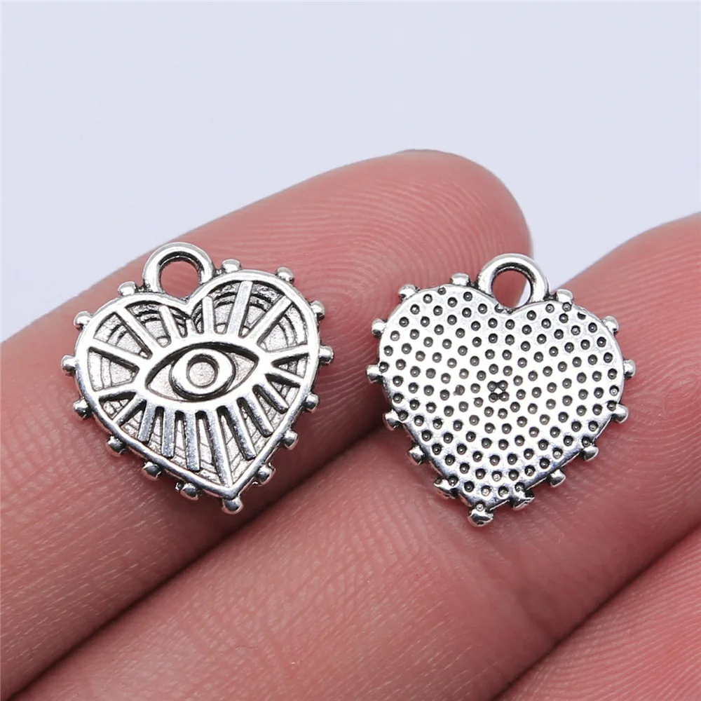 20pcs Witch Evil Eye Charms, DIY Jewelry Making