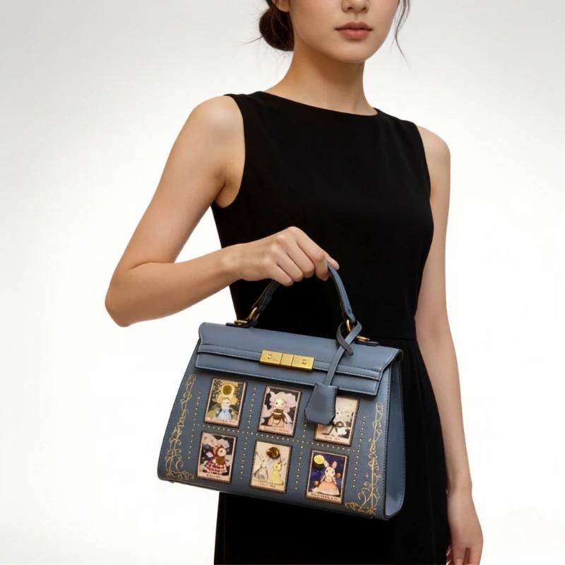 

Famous Designer Leather Tote Bag For Women Large Capacity Handbag Shoulder Strap Classic Elegant And Versatile Fashion Accessory