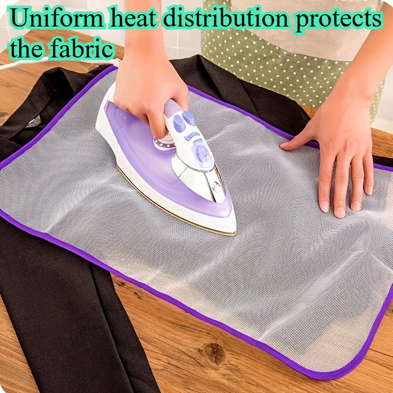 High Heat Resistant Ironing Cloth Even Heat Distribution Protective Pressing Mat Anti-Scald Fabric Guard for Garment Sewing Iron