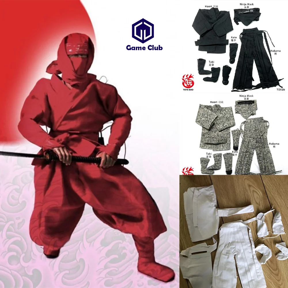 1/6 Scale Classics Kimono Toys Tao Male Ninja Suit Samurai Uniform Clothes And For 12in Male Soldier Action Figures Model