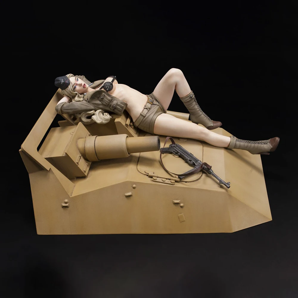 1/12 Resin Model Figure Kits GK , Beautiful Woman,Including Scene,Unassembled And Unpainted,469C