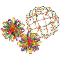 Boule télescopique pour enfants, jouet coule parent-enfant, fleur magique d'extérieur, lancer, coup de pied, étirement