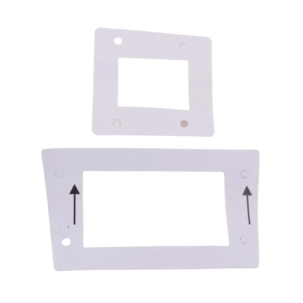 Car Door Panel Electric Window Switch Set Durable Black Control Button for Driver Passenger Side