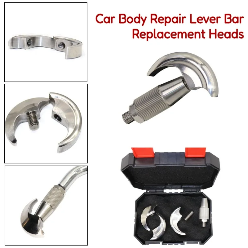 

Набор инструментов PDR для беспокрасочного удаления вмятин: сменные насадки для рычагов и стержней для ремонта кузова автомобиля, восстановления от вмятин от града