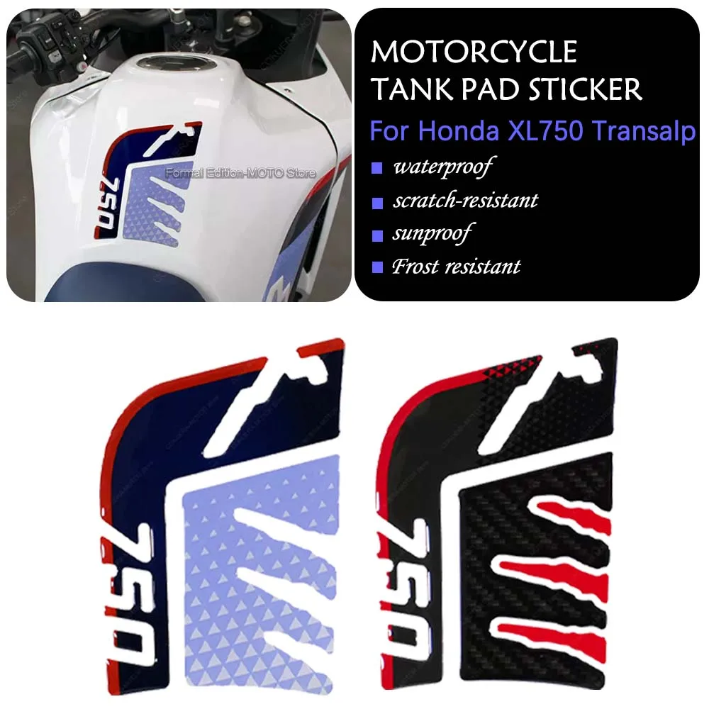 

Motorcycle Fuel Tank Sticker 3D Epoxy Resin Sticker Waterproof Scratchproof Protective Sticker for Honda XL750 Transalp