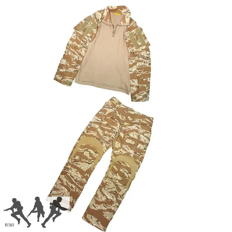 Tiger spot camouflage G3 frog suit German spot camouflage tactical set field set  training work suit