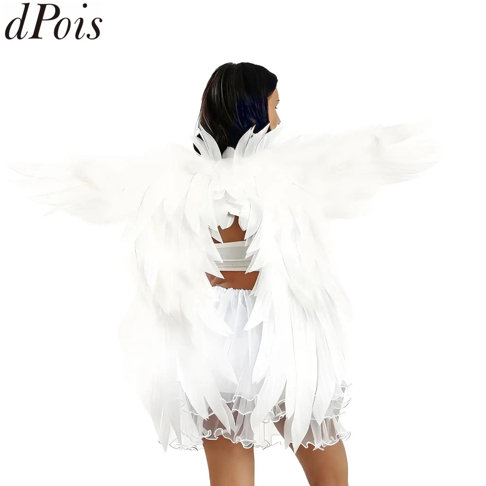 

Big Angel Wings Adult Cosplay Studio Photo Props Foam Wing Singer Bar Stage Performance Halloween Carnival Cosplay Costume Wings