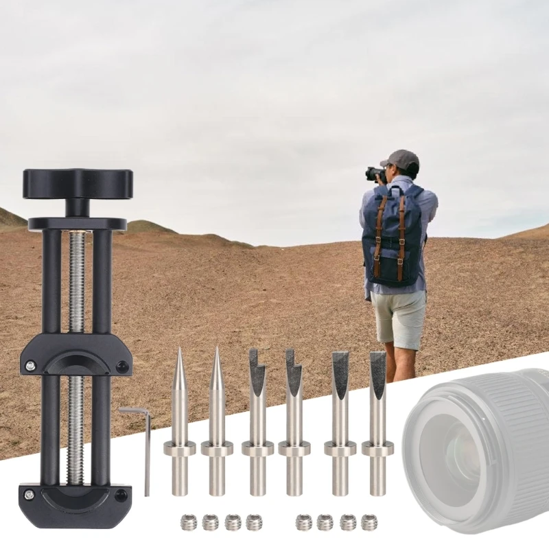 Camera Lens Vise Tool Precise Camera Lens Filter Fixing Tool, Easy to Use for Photography Enthusiasts Open Tool