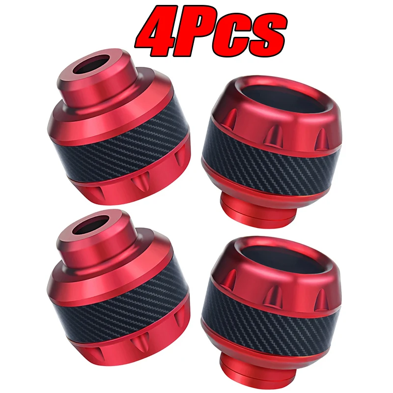 4Pcs Aluminium Legierung Motorrad Crash-schutz Roller Rad Gabel Rahmen Fallende Schutz Pads Sliders Moto Außen