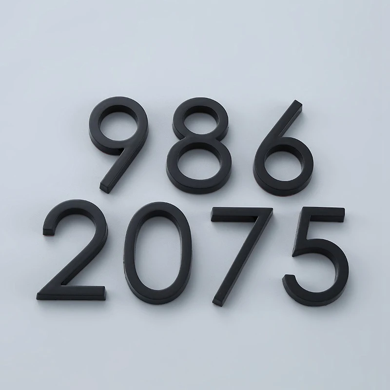 3D Three-dimensional Character Number Plate Home Digital Signage Digital Number Plate Door Head Three-dimensional Character