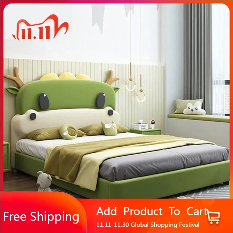 

Двуспальная Роскошная Кровать Детская Деревянная Спальня Красота Многофункциональная Кровать Для Девочек Татами Принцесса Спящая Белеш Модная Мебель