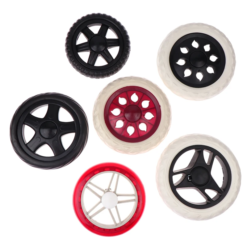 2Pcs Wear-resistant Anti Slip Shopping Cart Tire Wheels Replacement Flexible Wheelchair Caster Travelling Trolley Caster