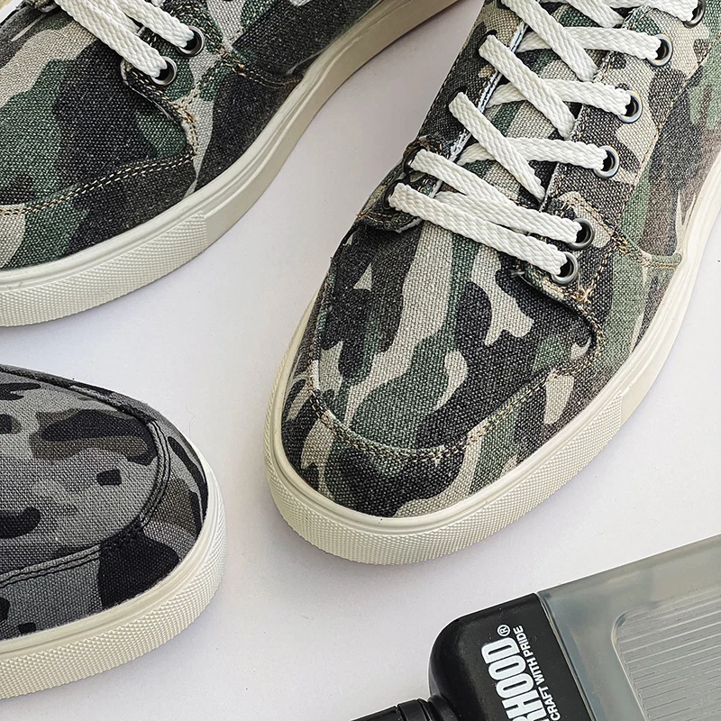 Hip hop Camouflage Shoes Men Casual Sneakers High Top Plaform Comfy Big size 47 Men Running Board Shoes Trend Tenis masculino