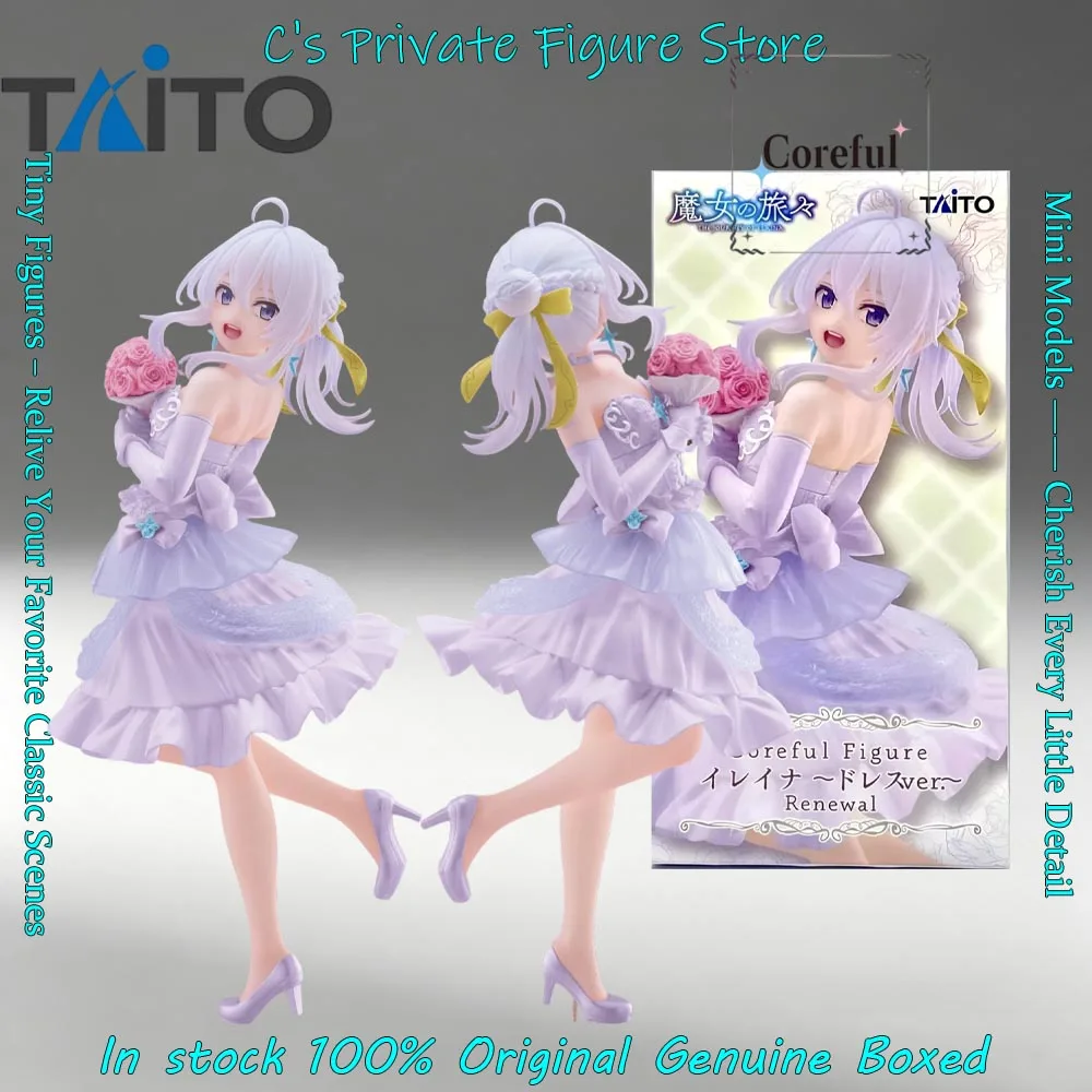 Hot Sale In Stock TAiTO Coreful The Journry of Elaina Renewal Dress Ver Elaina Figure Anime Model Gift