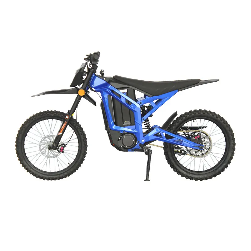 Electric Dirt Bike for Adults, Wide Tire 3000W Electric Motorcycle 48V 72v Battery, Mountain Off-road Electric Bike - view 6