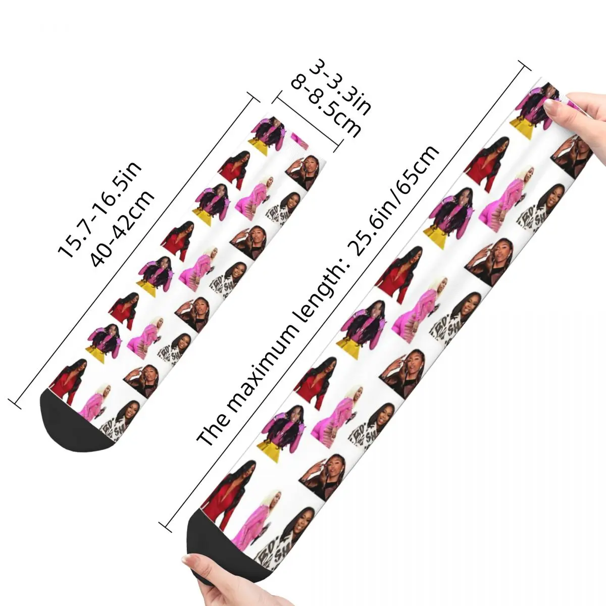 Kash Doll Sticker Pack Adult Socks Unisex socks,men Socks women Socks