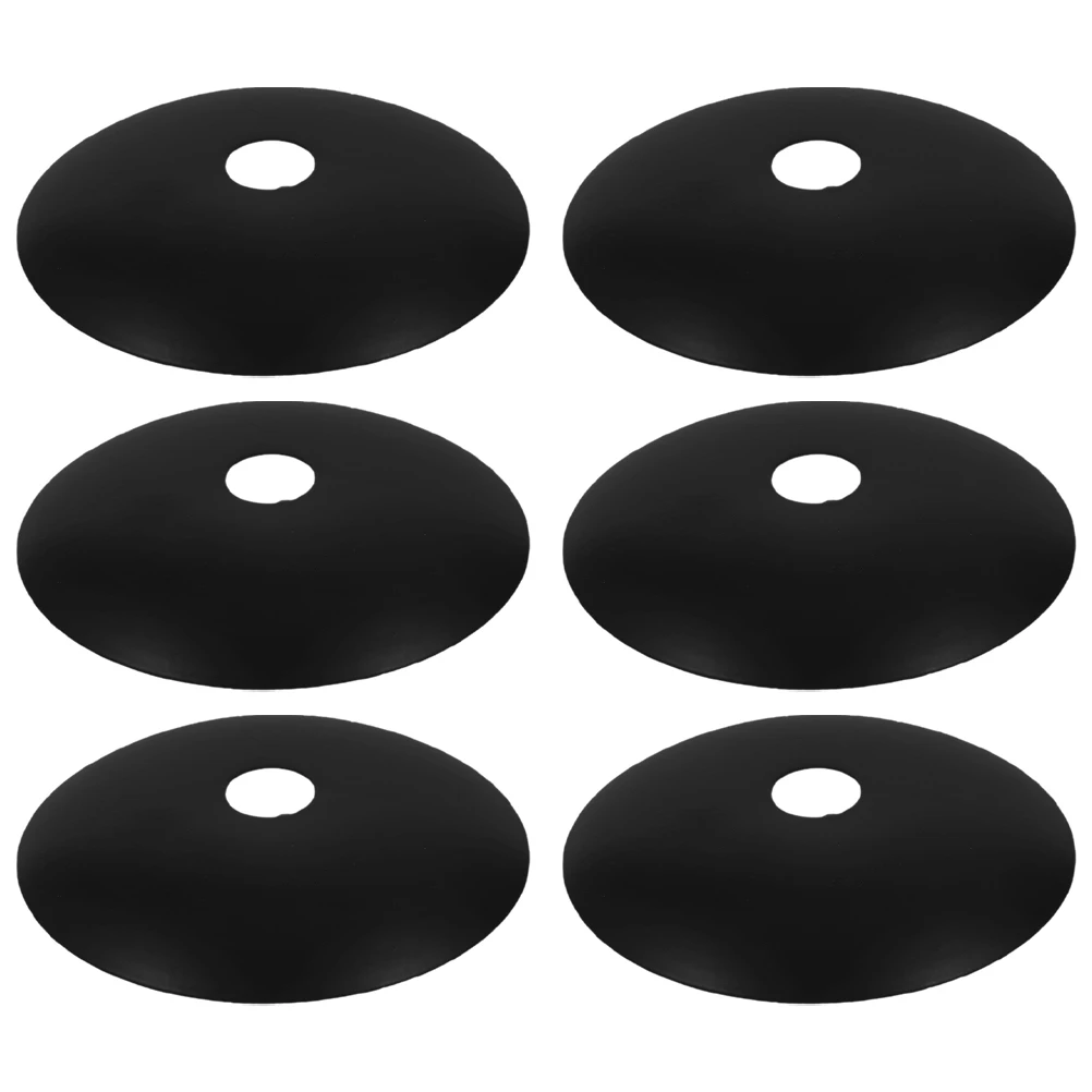 

6PCS Chandelier Base Tray Round Metal Ceiling Cover Plate Light Fixture Canopy Mounting Plates Ceiling Lights Accessories Home