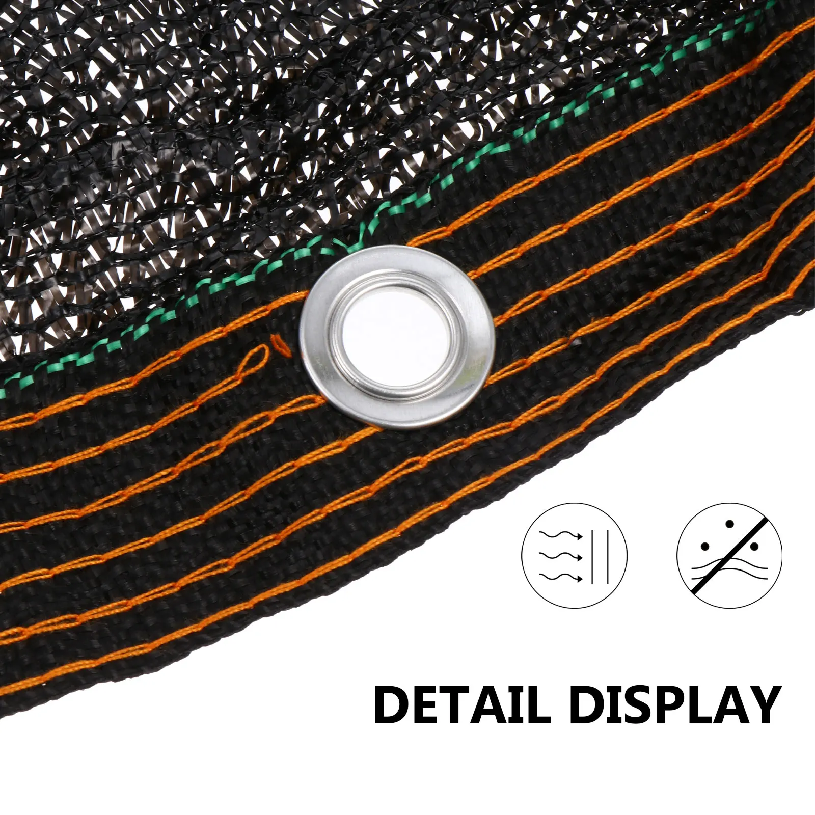 

Pearlescent Shade Net Outdoor Blinds Patio Waterproof Solar Shading Supplies UV Resistant Sunshade Cloth Breathing Design Anti