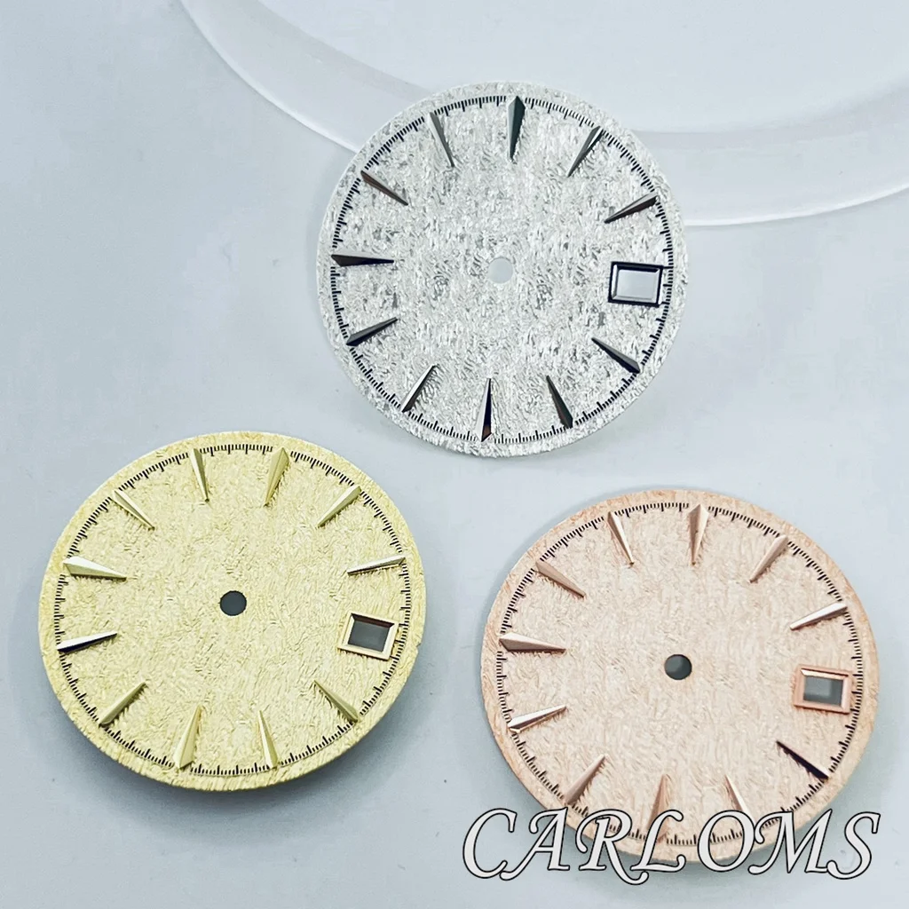 29mm NH35 Watch Dial Date 3 and 3.8 Crown Watch Parts Face