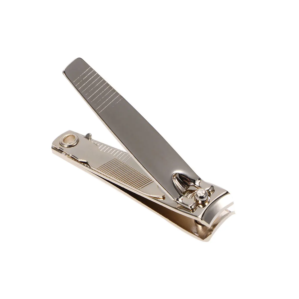 Stainless Steel Clippers Golden Mini Metal Cutter For Manicure Portable Keychain Cuticle Clipper Nail Scissors Tool Manicure Set